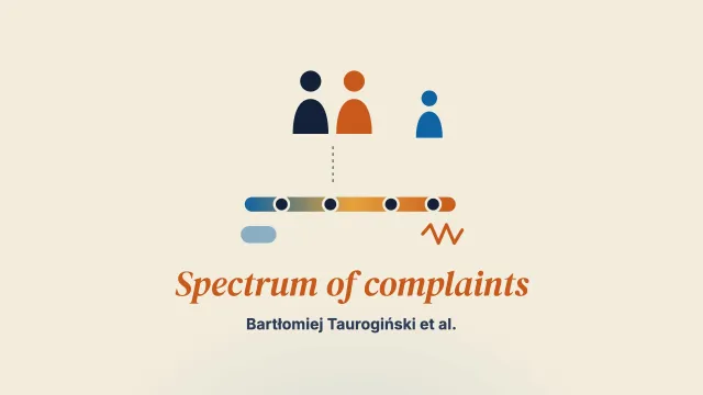 Spectrum of complaints: practices of complaining in therapeutic conversations as a window to spouses' personalities and couples' relationships