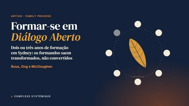 Perspectivas de formandos em Diálogo Aberto sobre os processos de aprendizagem e a prática psicoterapêutica: um estudo prospectivo com grupos focais