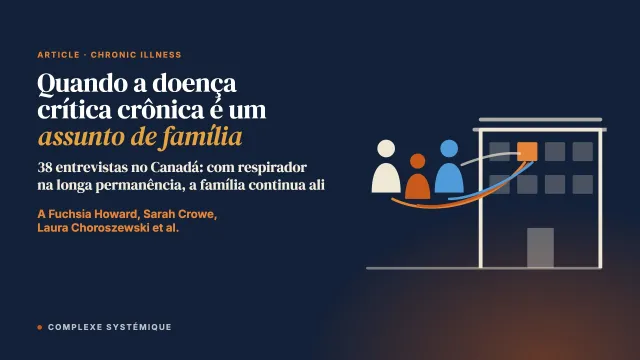 Quando a doença crítica crônica é um assunto de família: um estudo qualitativo multiperspectiva sobre o envolvimento da família nos cuidados de longa permanência