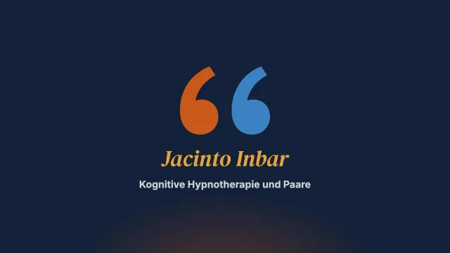 Kognitive Hypnotherapie in die Paarbehandlung integrieren. Interview mit Jacinto Inbar