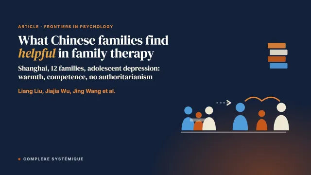 What Do Chinese Families With Depressed Adolescents Find Helpful in Family Therapy? A Qualitative Study
