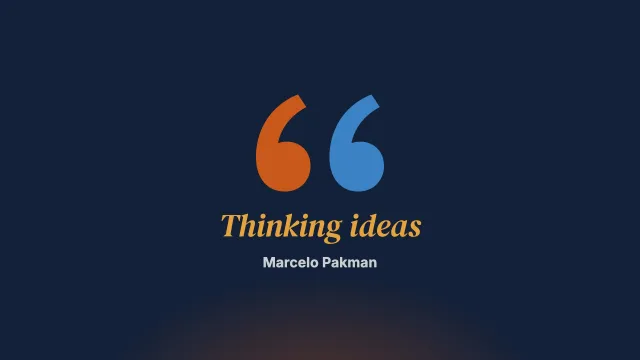 Ecology of ideas. Thinking ideas