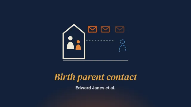 Adoptive parents' experiences of birth parent contact in the years after placement