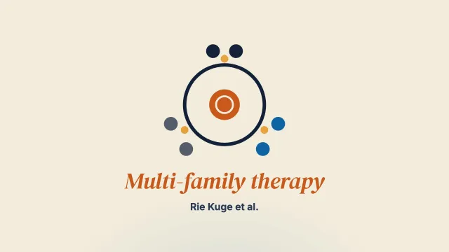 Adaptation of multi-family therapy for children and adolescents with anorexia nervosa in Japan