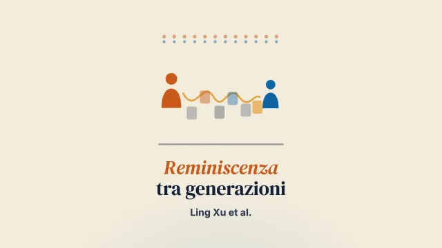 Programma di reminiscenza tra generazioni per famiglie asiatico-americane: riflessione intergenerazionale e culturale delle diadi partecipanti