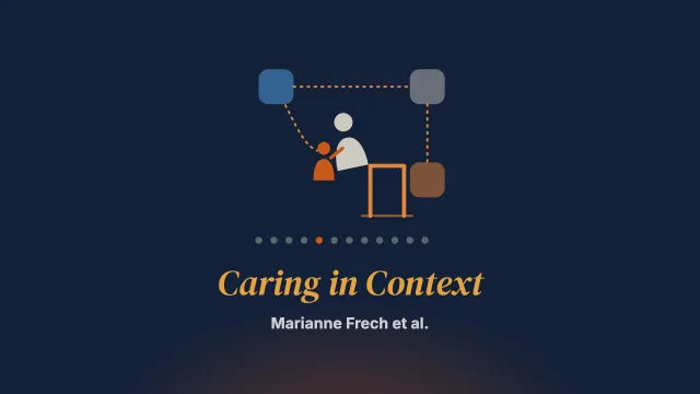 Caring in Context: Development of a Family-Centred and Cross-Sectoral Framework to Support Young Carers
