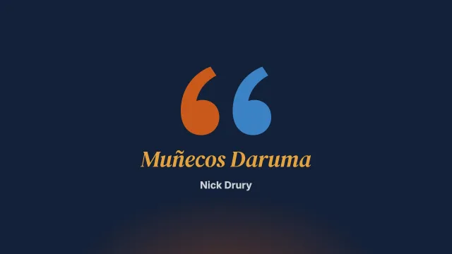 Muñecos Daruma y práctica centrada en soluciones