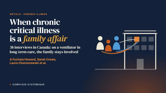 When chronic critical illness is a family affair: A multi-perspective qualitative study of family involvement in long-term care