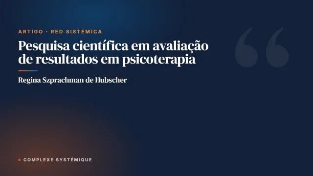 Pesquisa científica em avaliação de resultados em psicoterapia