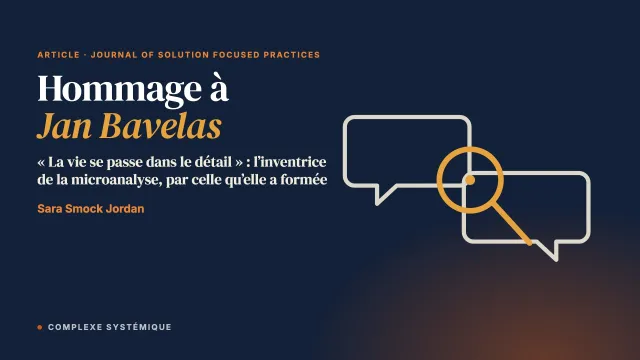 Hommage à Jan Bavelas