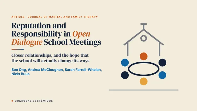 Reputation and Responsibility: A Qualitative Investigation of Parents' Experiences of Open Dialogue School Meetings