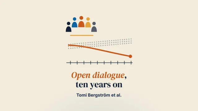 The 10‐year treatment outcome of open dialogue‐based psychiatric services for adolescents: A nationwide longitudinal register‐based study