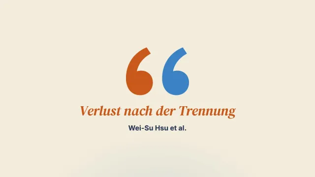 Die Wirksamkeit lösungsfokussierter Gruppenberatung bei Verlust nach einer Trennung unverheirateter Frauen in Taiwan: eine Pilotstudie