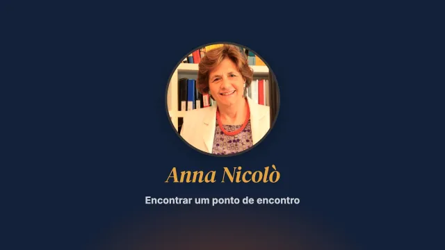 É possível encontrar um ponto de encontro? Entrevista com Anna Nicolò