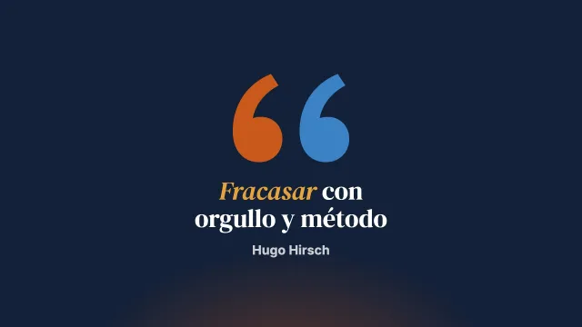 Consejos para un servicio hospitalario eficiente. «Fracase orgullosa y organizadamente»