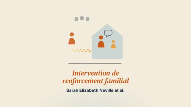 Les effets d’une intervention de renforcement familial auprès de personnes réfugiées bantoues somaliennes et bhoutanaises réinstallées : une étude explicative séquentielle en méthodes mixtes
