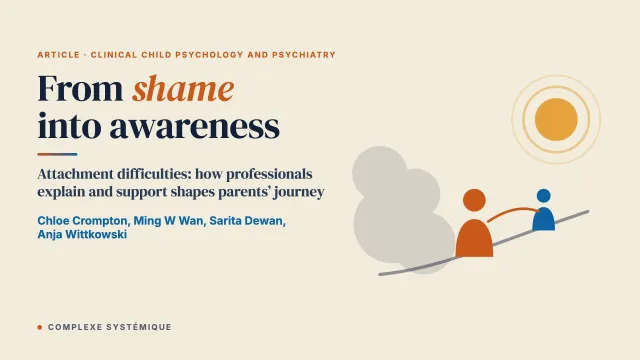 Navigating their child’s attachment-related difficulties: Parents’ journey from shame into awareness