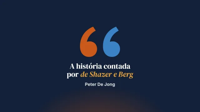 Uma breve história informal da terapia breve focada nas soluções, contada por Steve de Shazer e Insoo Kim Berg
