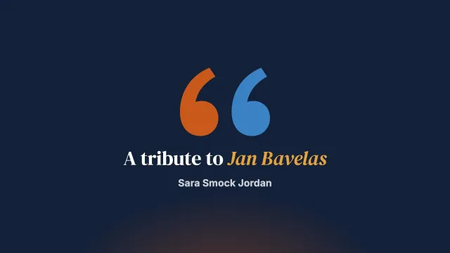 A Tribute to Jan Bavelas