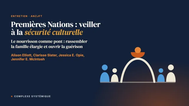 Perspectives et approches des Premières Nations sur l’engagement dans le travail avec le nourrisson et sa famille : veiller à la sécurité culturelle et à l’engagement dans les services