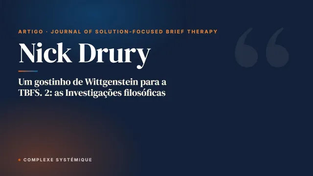 Um gostinho de Wittgenstein para a TBFS. 2: as Investigações filosóficas