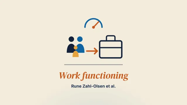 Change in work functioning from pre- to post-treatment in feedback-informed Couple and Family Therapy in Norway