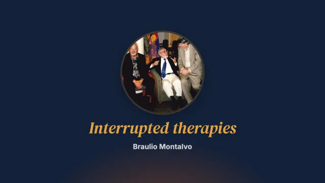 The use of interrupted therapies: in search of craft-based training