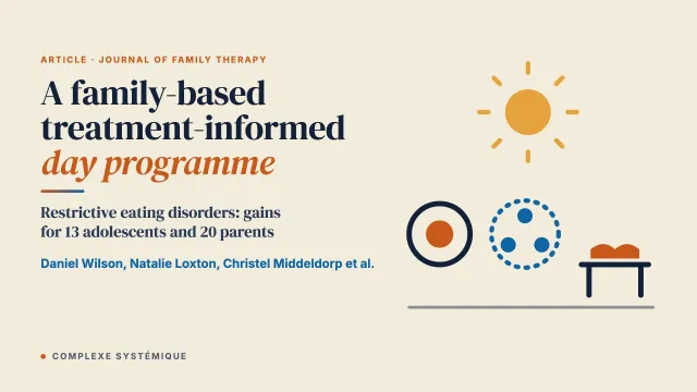Parent and adolescent outcomes from a family-based treatment-informed day programme for adolescents with restrictive eating disorders: A pilot study