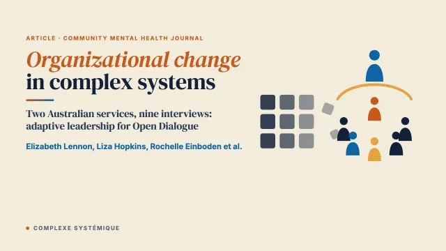 Organizational Change in Complex Systems: Organizational and Leadership Factors in the Introduction of Open Dialogue to Mental Health Care Services