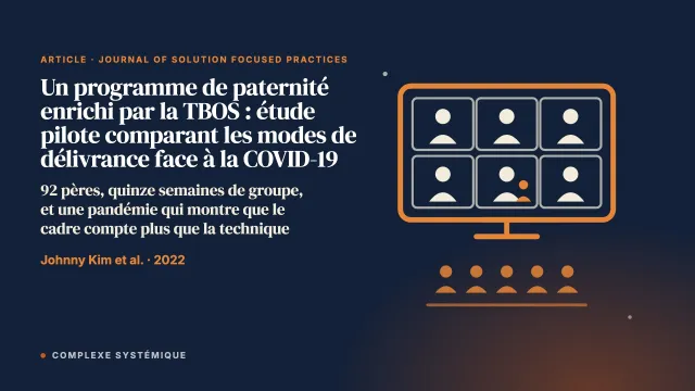 Un programme de paternité enrichi par la TBOS : étude pilote comparant les modes de délivrance face à la pandémie de COVID-19