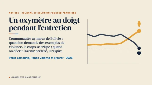 Oxygénation et rythme cardiaque en entretien solutionniste ou centré sur le problème dans des communautés aymaras