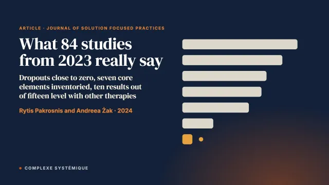 Main Trends in Research on the Solution-Focused Approach in 2023: A Scoping Review