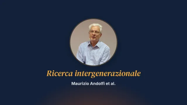 La terapia narrata dalle famiglie. Un panorama di ricerca intergenerazionale