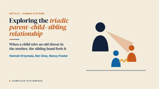 Exploring the triadic parent–child–sibling relationship: How do mothers’ view of their children impact sibling relationships?
