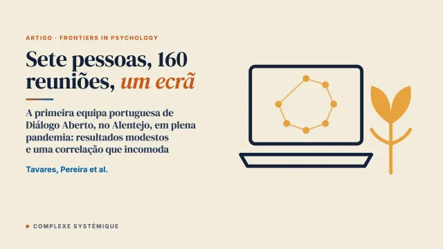 O primeiro projeto-piloto português de intervenção em Diálogo Aberto