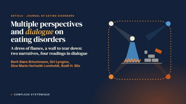 Multiple perspectives and dialogue in understanding experiences of living with eating disorders: Two narratives—four unpackings