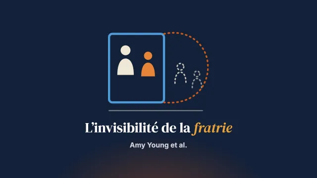 La nécessité d’une réponse familiale globale : l’invisibilité de la fratrie dans les interventions contre la violence filio-parentale