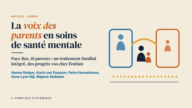 La voix des parents en soins de santé mentale : une étude qualitative