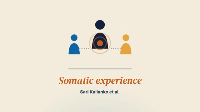 Somatic experience of emotion in emotionally focused couple therapy: Experienced trainer therapists' views and experiences