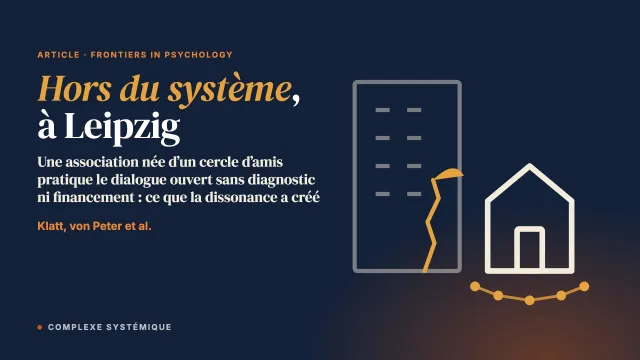 La dissonance comme force productive dans l’émergence d’un soutien de crise alternatif et comme moteur de changement social : principes et forme organisationnelle de l’association Offener Dialog Leipzig e.V.
