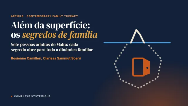 Além da superfície: uma exploração dos segredos de família como portas de entrada para dinâmicas familiares complexas