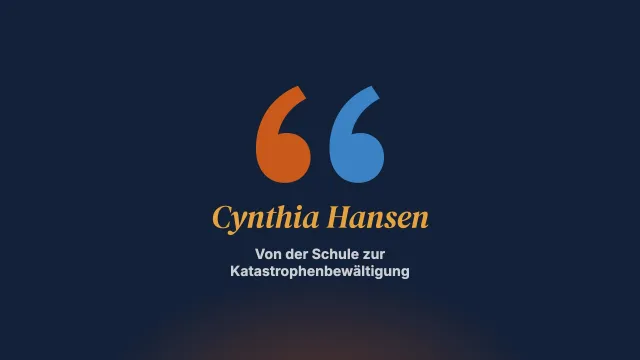 Von der Schulpsychologie zur Katastrophenbewältigung: ein Weg der Begegnung mit Resilienz und des ständigen Staunens über die eigenen Lösungen der Menschen. Ein Interview mit Cynthia K. Hansen