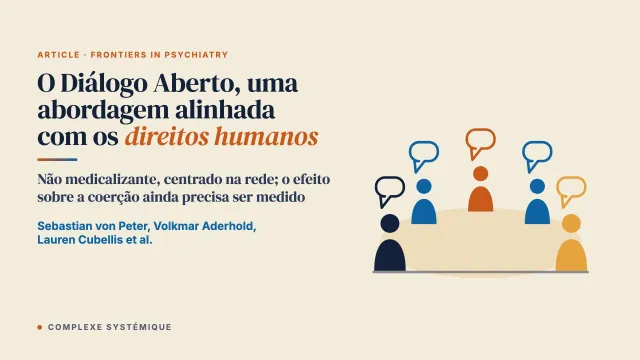 O Diálogo Aberto, uma abordagem alinhada com os direitos humanos