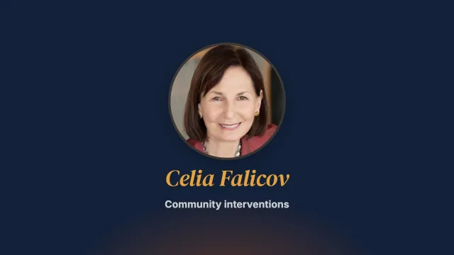 Community interventions. Interview with Celia Falicov