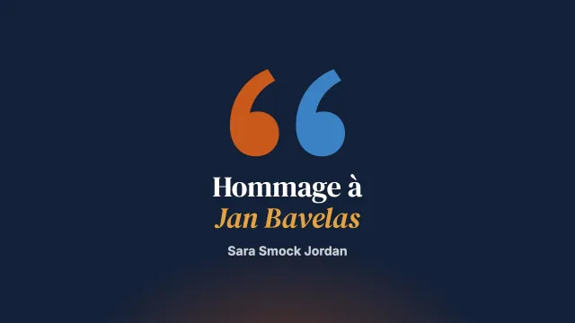 Hommage à Jan Bavelas
