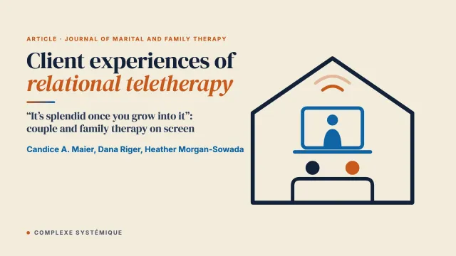 “It’s splendid once you grow into it:” Client experiences of relational teletherapy in the era of COVID-19