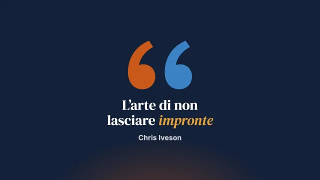Senza lasciare impronte
