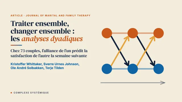 Traiter ensemble, changer ensemble : les analyses dyadiques pour comprendre la réciprocité entre alliances et satisfaction conjugale au fil du temps