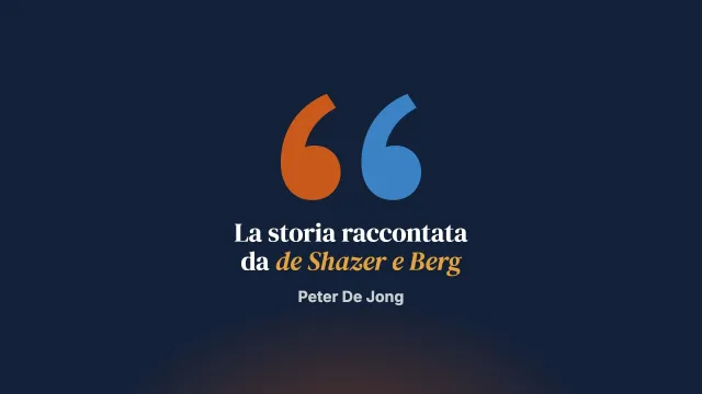 Breve storia informale della SFBT raccontata da Steve de Shazer e Insoo Kim Berg