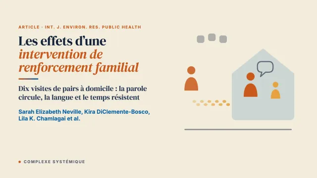 Les effets d’une intervention de renforcement familial auprès de personnes réfugiées bantoues somaliennes et bhoutanaises réinstallées : une étude explicative séquentielle en méthodes mixtes